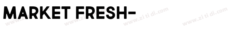 Market Fresh字体转换